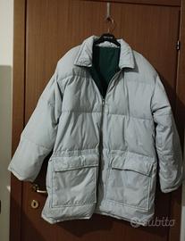 Piumino lungo double face da uomo