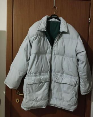 Piumino lungo double face da uomo