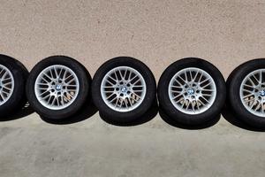 5 cerchi in lega R16 originali BMW E39