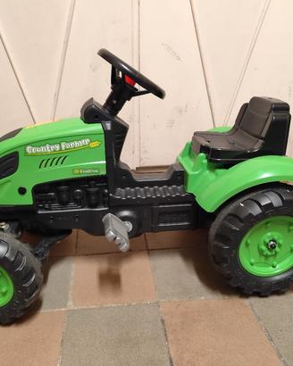 Trattore a pedali per bambini 