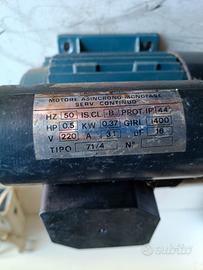 MOTORE ASINCRONICO MONOFASE 220V 0,5HP