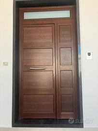 Portoncino ingresso alluminio con elettroserratura
