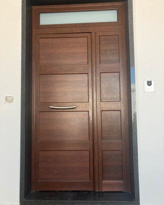 Portoncino ingresso alluminio con elettroserratura