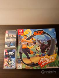 Lotto Switch: Ring Fit + Hogwarts + Lego Star Wars