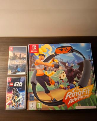 Lotto Switch: Ring Fit + Hogwarts + Lego Star Wars