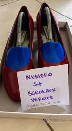 Décolleté bordeaux vernice numero 37