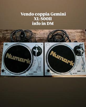 coppia GEMINI XL-500II  trazione diretta 