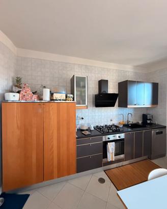 Cucina lineare completa+credenza coordinata-3,90 m