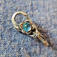 Chiusura trollbeads con vetro dicroico