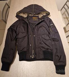 Woolrich corto con cappuccio con pelo