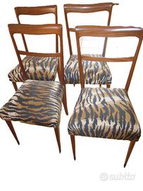 Lotto 4 Sedie in Legno