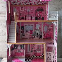 Casa delle bambole . H 120,3cm L 82,9cm P 40,3cm