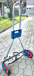 carrello richiudibile in acciaio