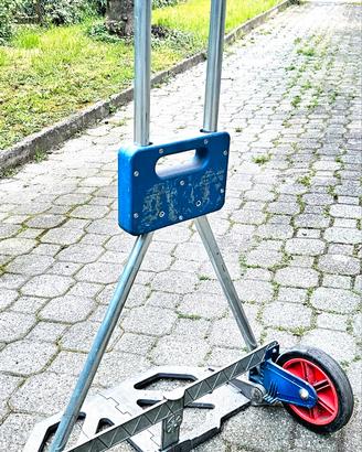 carrello richiudibile in acciaio