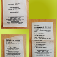 Set Locandine Cinema Universale Firenze 1984