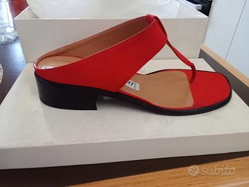 Eleganti sandali Mortarotti  n. 36 rossi