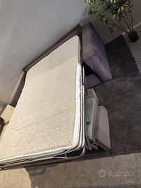 divano letto in tessuto 