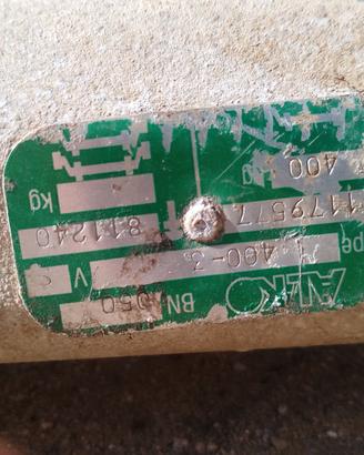 assale 400 chili per carello barca o carellino