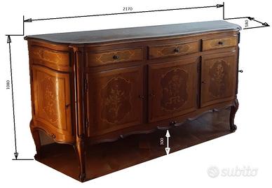 Credenza Buffet classica ispirazione EBANISTERIA d