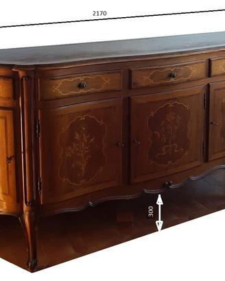 Credenza Buffet classica ispirazione EBANISTERIA d