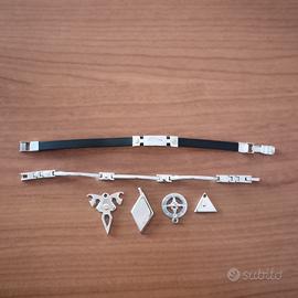 Bracciali e Ciondoli in acciaio e gomma