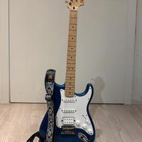 Squier Affinity Stratocaster + Fender Mustang LT25