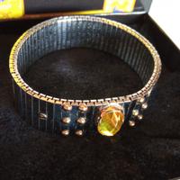 Bracciale donna Nomination acciaio e oro 18k.