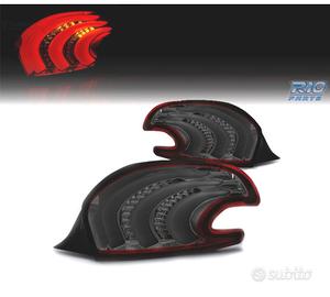 FANALI PER PEUGEOT 208 12-15 LIGHT BAR ROSSO FUMÉ