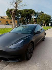 Tesla Model 3 - Nero opaco wrapping - 43.000km