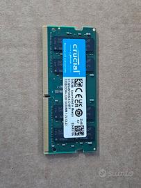 Crucial 32GB DDR4 3200mhz So-Dimm 