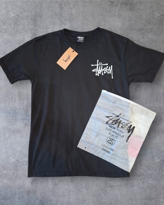 Stüssy T-Shirt Nera 8 Ball Taglia M – Nuova 