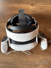 Visore VR Meta Quest 3 con caschetto KIWI H4 Boost