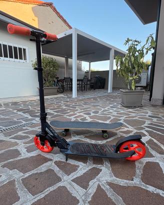 monopattino e skateboard 