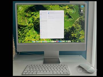 iMac 24" M1 (8-core GPU / 4 Porte) - Come Nuovo