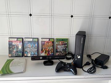 Xbox360 S + kinect + giochi