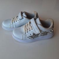 Scarpa bianca bimba nr 27