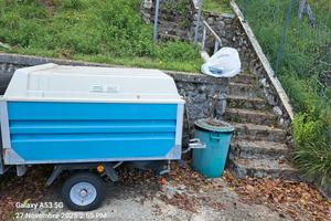 Rimorchio Appendice Trasporto con Coperchio Rigido