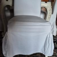 sedie ikea  tessuto bianco