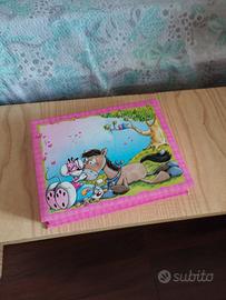 Porta accessori con specchio 