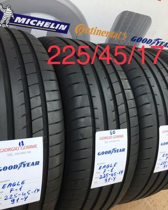 Gomme 225/45/17 Nuove e usate