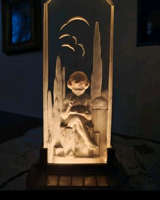 Lampada radiale art decò anni 30