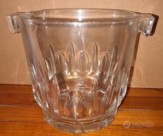 SECCHIELLO PORTAGHIACCIO IN VETRO VINTAGE