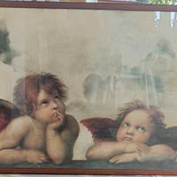 Quadro angioletti con cornice 