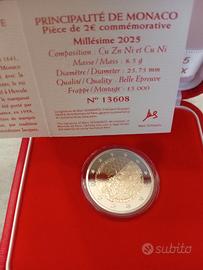 2€ Monaco 2025 Baux