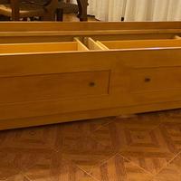 Letto artigianale in legno