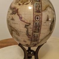 Uovo struzzo Mappamondo  Stile Antico – Italia –