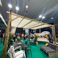 PERGOLA PERGOLATO GAZEBO IN LEGNO TETTOIA 3x3 MT