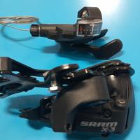 Cambio Sram X3 8 rapporti e comando Sram X4