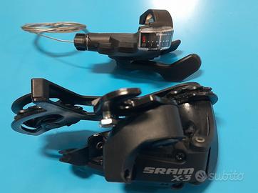Cambio Sram X3 8 rapporti e comando Sram X4
