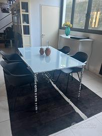 Tavolo allungabile in vetro bonaldo